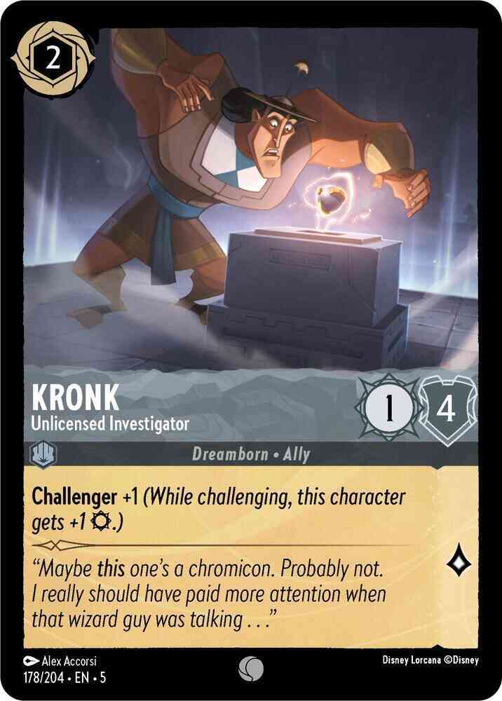 Kronk - Unlicensed Investigator - 178/204 [Shimmering Skies] [Non-Foil]