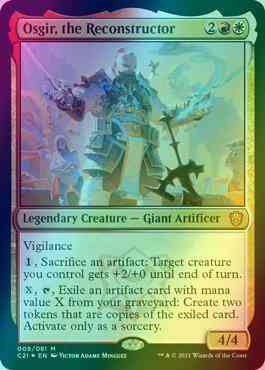 Osgir, the Reconstructor [8] [Commander 2021] [Foil]