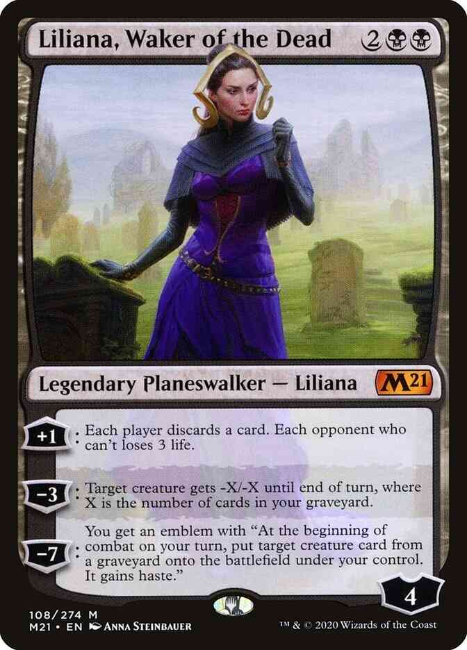 Liliana, Waker of the Dead [108] [Core Set 2021] [Non-Foil]