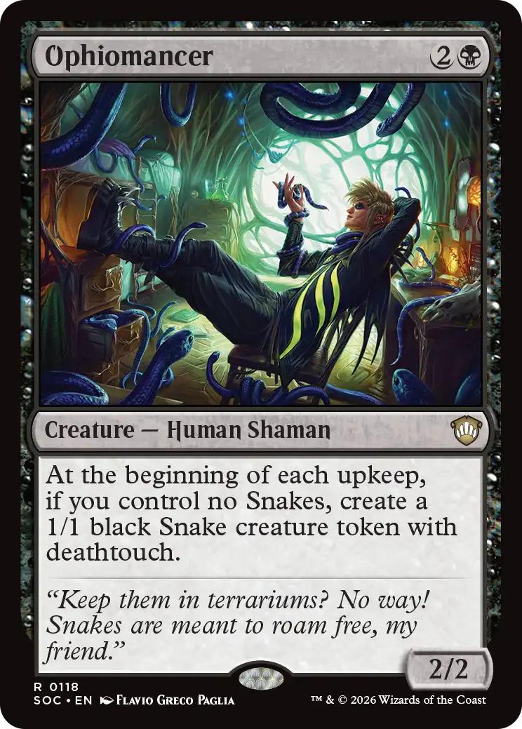 Ophiomancer [118] [Secrets of Strixhaven: Commander] [Non-Foil]