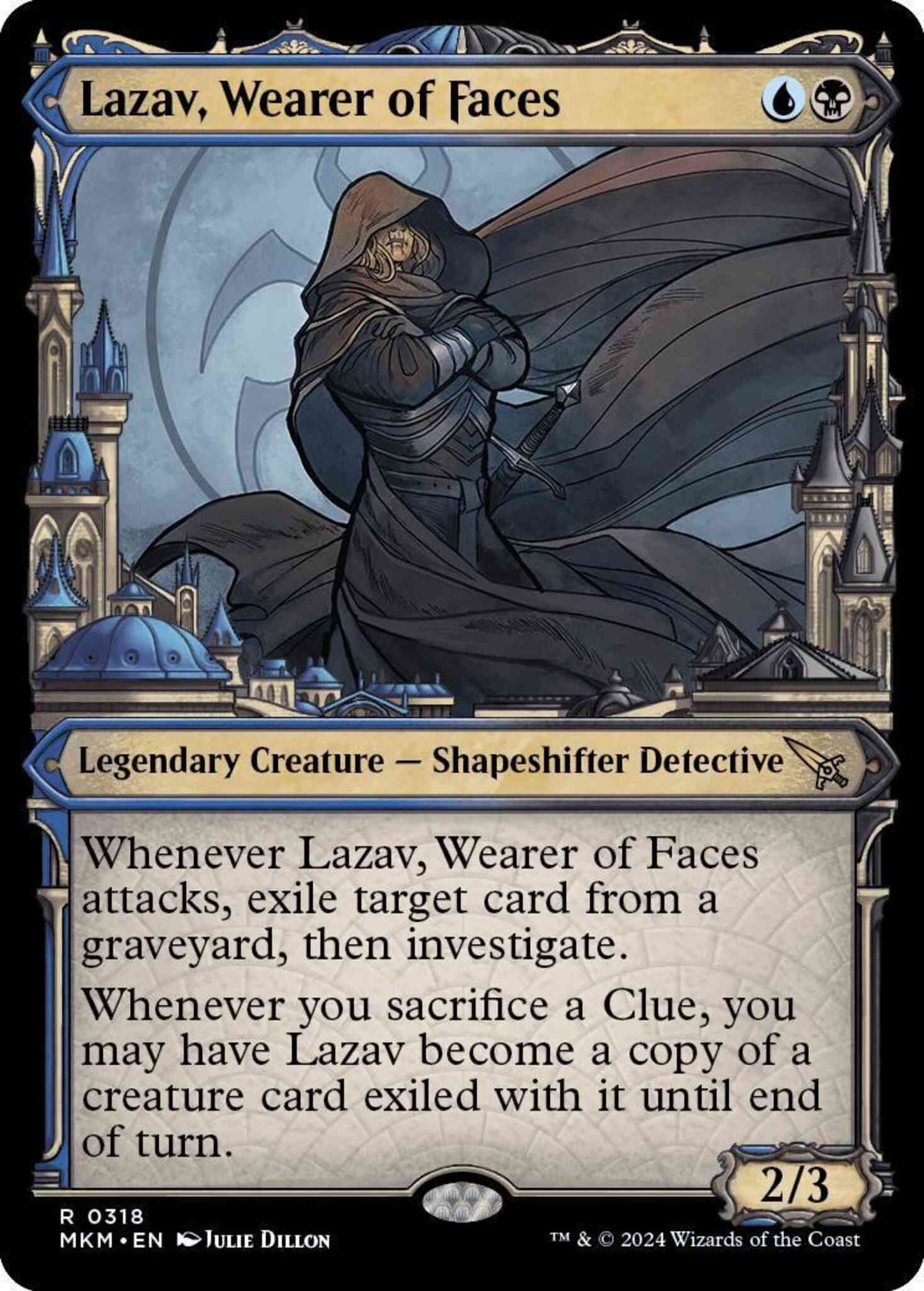 Lazav, Wearer of Faces [318] [Ravnica City Showcase] [Murders at Karlov Manor] [Non-Foil]