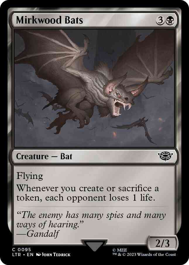 Mirkwood Bats [95] [The Lord of the Rings: Tales of Middle-earth] [Non-Foil]