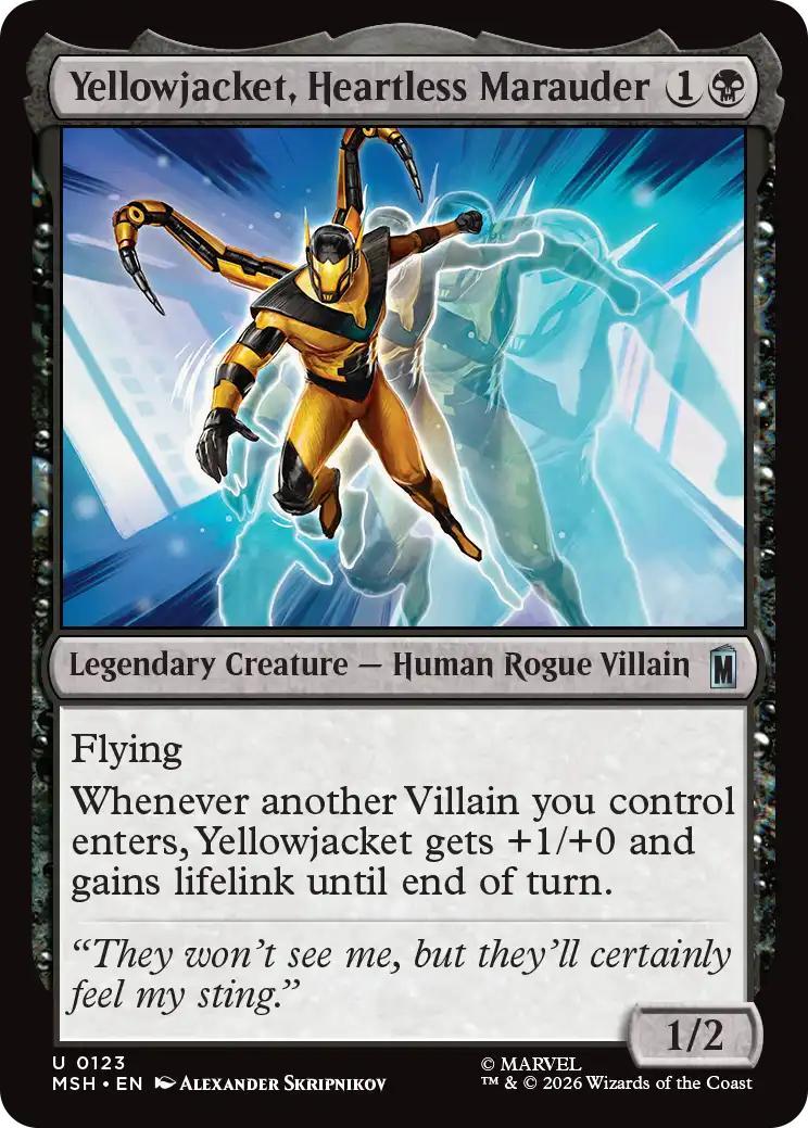 Yellowjacket, Heartless Marauder [123] [Marvel Super Heroes] [Non-Foil]