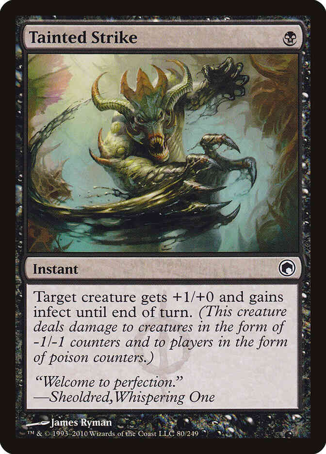 Tainted Strike [80] [Scars Of Mirrodin] [Non-Foil]