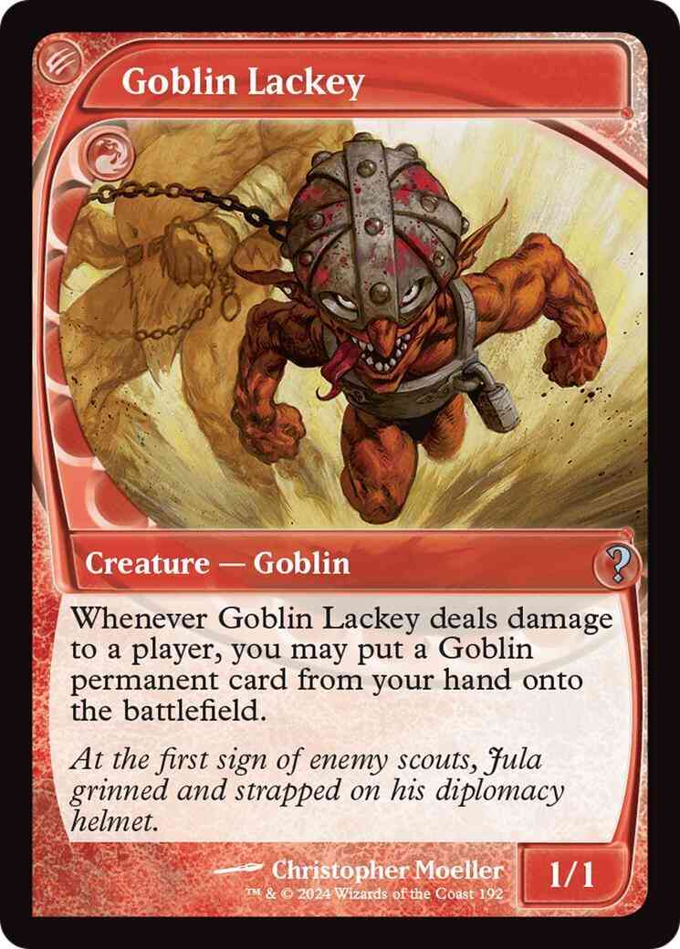 Goblin Lackey [192] [Future Frame] [Mystery Booster 2] [Non-Foil]