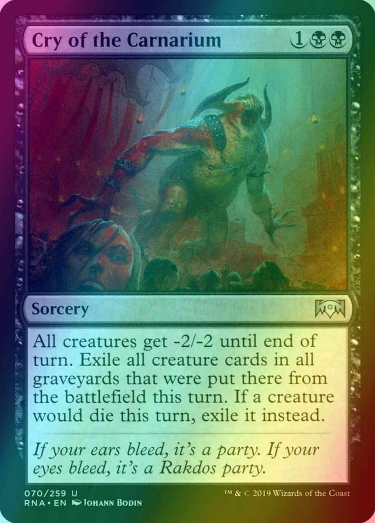 Cry of the Carnarium [70] [Ravnica Allegiance] [Foil]