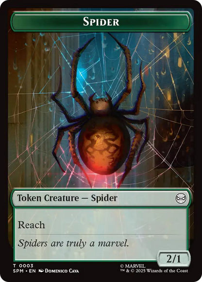 Spider Token (03) // Treasure Token (07) [Marvel's Spider-Man: Tokens] [Non-Foil]