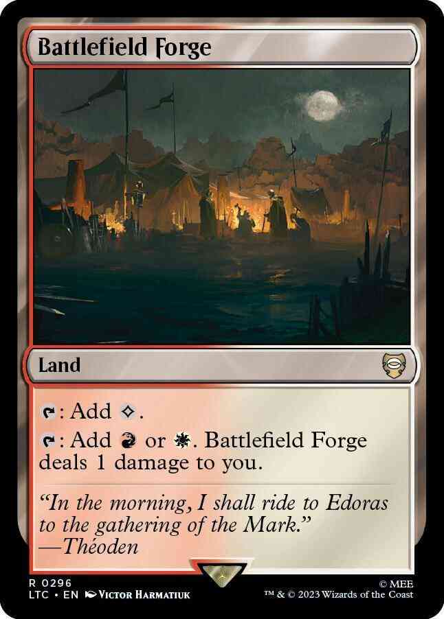 Battlefield Forge [296] [The Lord of the Rings: Tales of Middle-earth: Commander] [Non-Foil]