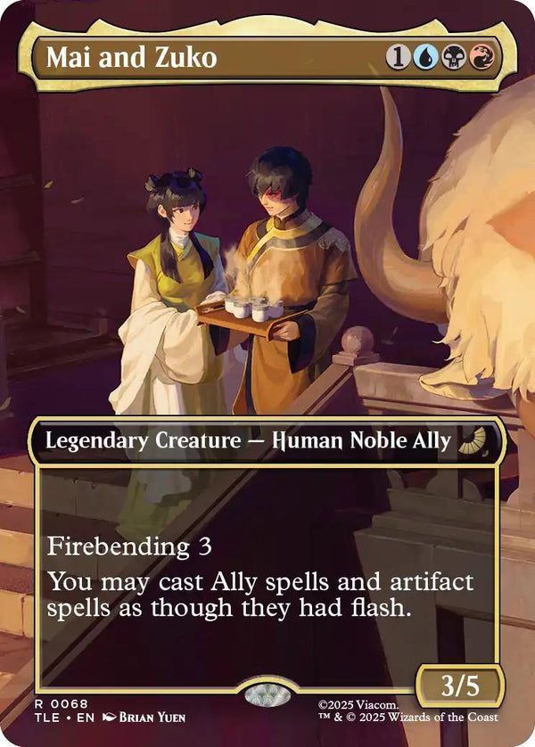 Mai and Zuko [68] [Borderless] [Scene] [Avatar: The Last Airbender Eternal] [Non-Foil]