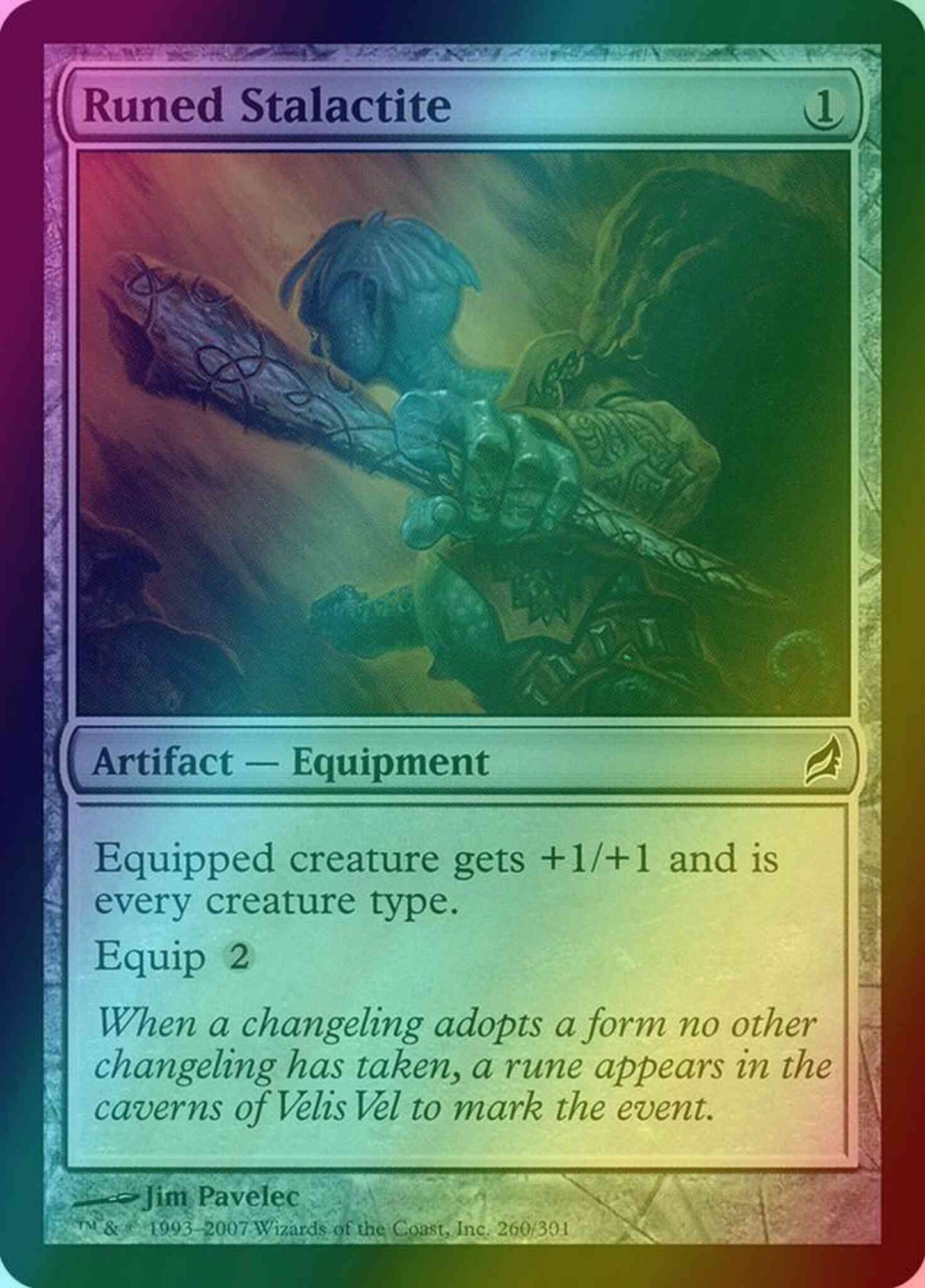 Runed Stalactite [260] [Lorwyn] [Foil]
