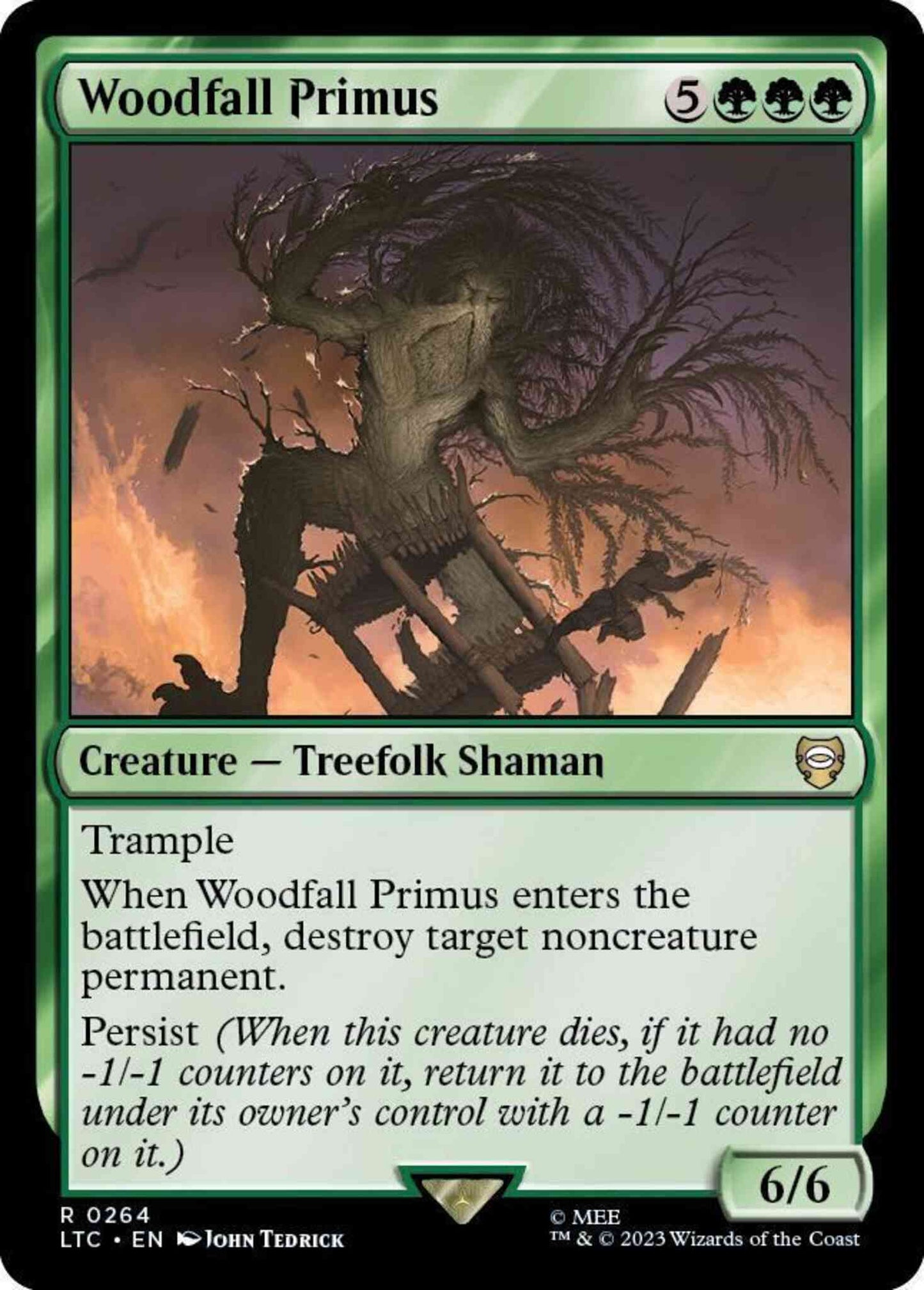 Woodfall Primus [264] [The Lord of the Rings: Tales of Middle-earth: Commander] [Non-Foil]