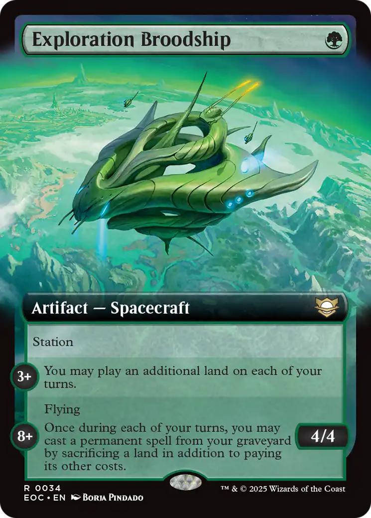 Exploration Broodship [34] [Extended Art] [Edge of Eternities: Commander] [Non-Foil]