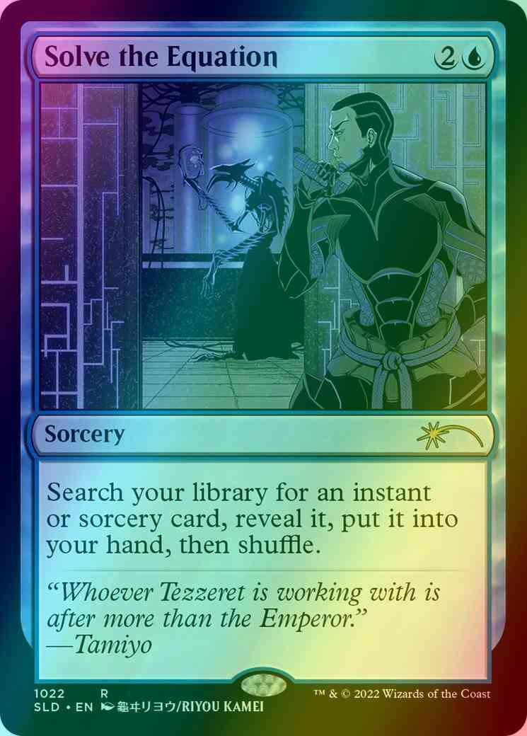 Solve the Equation [1022] [Kamigawa Manga] [Secret Lair Drop] [Foil]