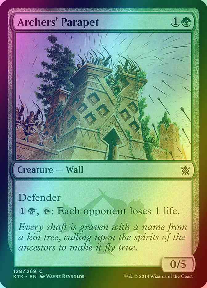 Archers' Parapet [128] [Khans Of Tarkir] [Foil]