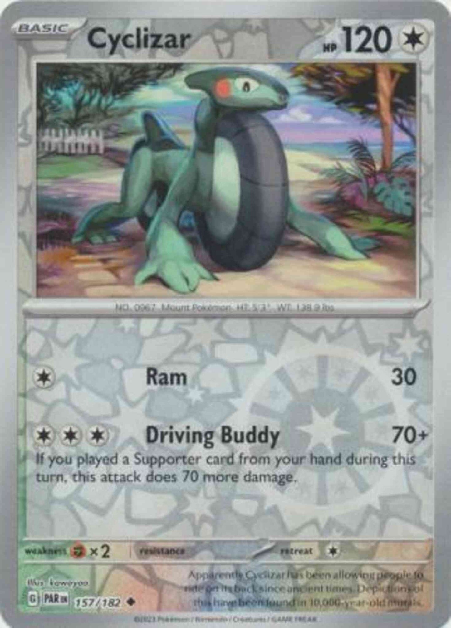 Cyclizar - 157/182 - Uncommon [sv04-157] [Reverse Holo]