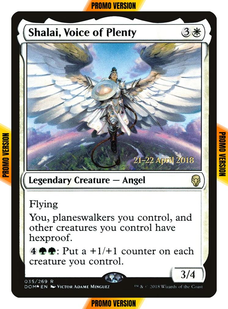 Shalai, Voice of Plenty [35s] [Dominaria Promos] [Foil]
