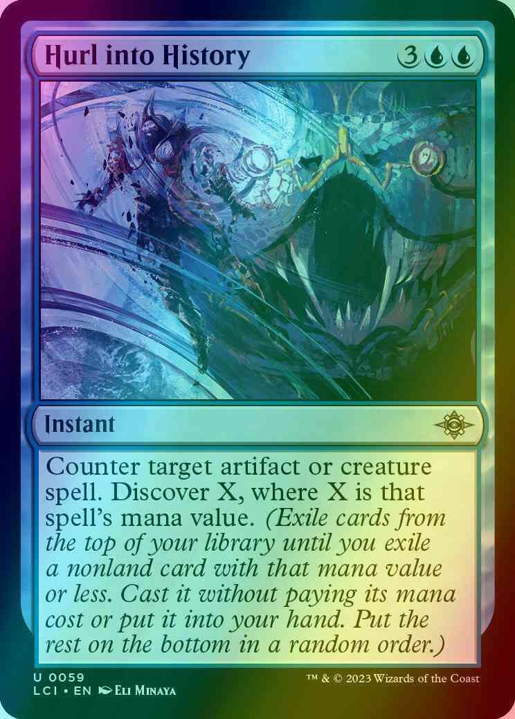 Hurl into History [59] [The Lost Caverns of Ixalan] [Foil]