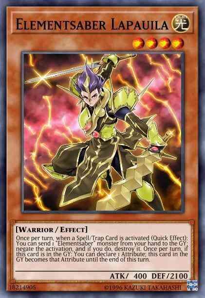 Elementsaber Lapauila - FLOD-EN023 - Super Rare - 1st Edition