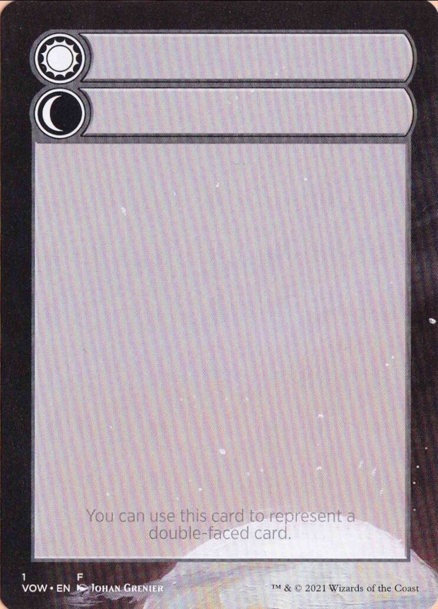 Double-Faced Substitute Card [01] [Innistrad: Crimson Vow Substitute Cards] [Non-Foil]