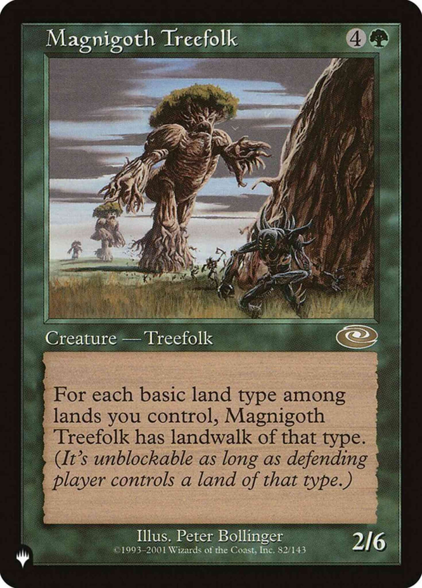 Magnigoth Treefolk [PLS-82] [The List] [Non-Foil]