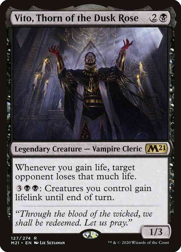Vito, Thorn of the Dusk Rose [127] [Core Set 2021] [Non-Foil]