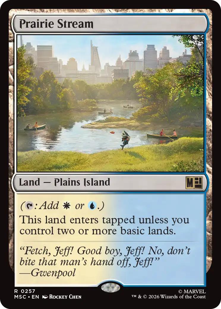 Prairie Stream [257] [Marvel Super Heroes: Commander] [Non-Foil]