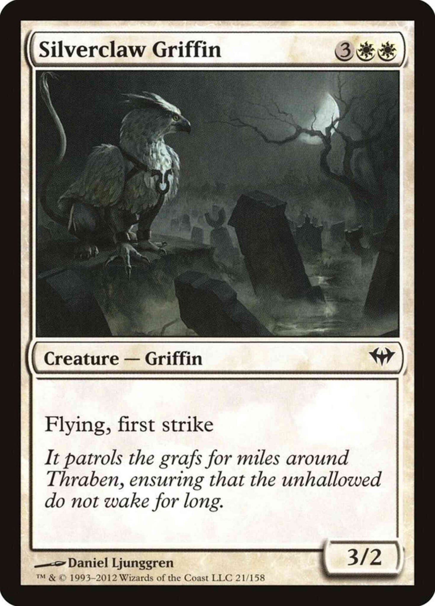 Silverclaw Griffin [21] [Dark Ascension] [Non-Foil]