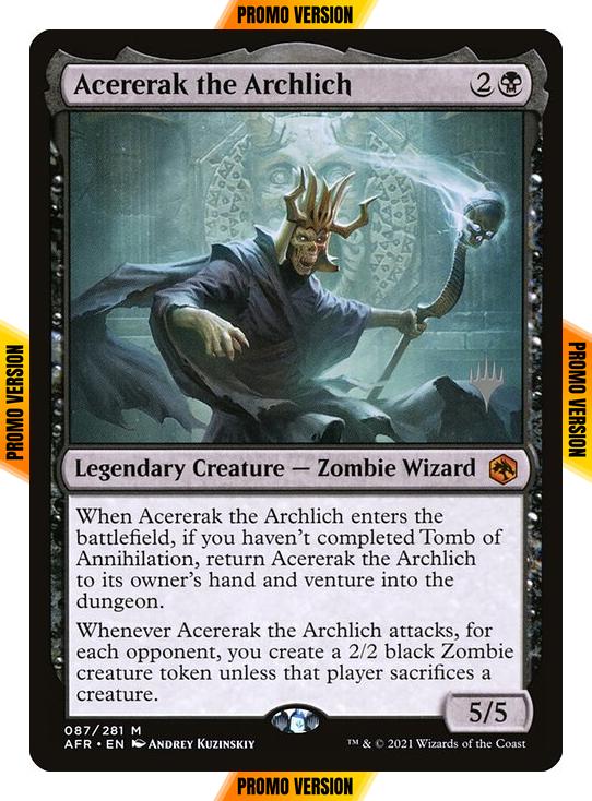 Acererak the Archlich [Promo Pack] [87p] [Adventures in the Forgotten Realms Promos] [Non-Foil]