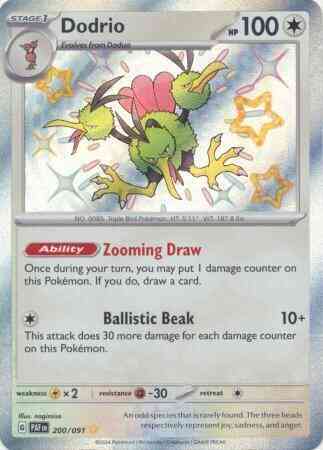 Dodrio - 200/091 - Shiny Rare [sv045-200] [Secret]