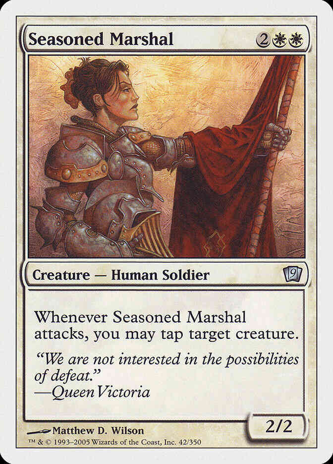 Seasoned Marshal [42] [Ninth Edition] [Non-Foil]