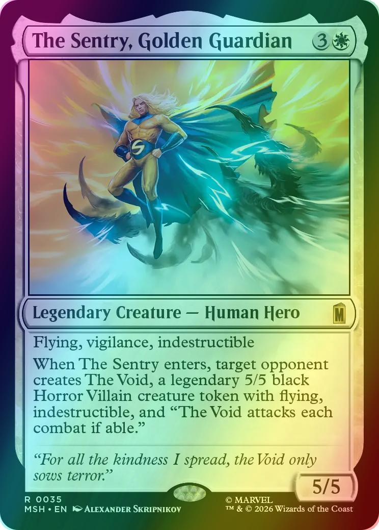 The Sentry, Golden Guardian [35] [Marvel Super Heroes] [Foil]