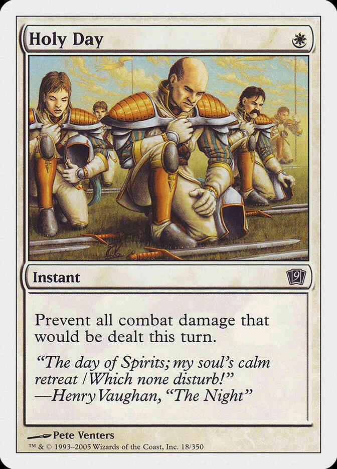 Holy Day [18] [Ninth Edition] [Non-Foil]