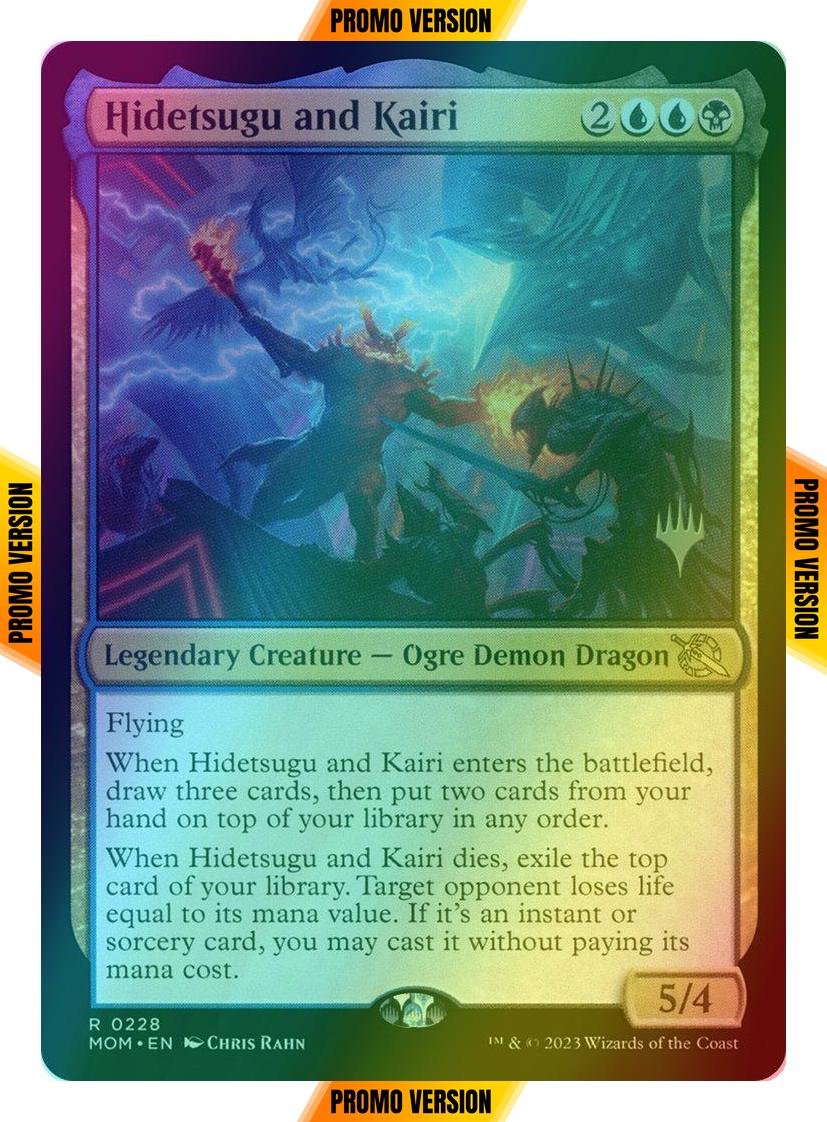 Hidetsugu and Kairi [228p] [Promo Pack] [March of the Machine: Promos] [Foil]