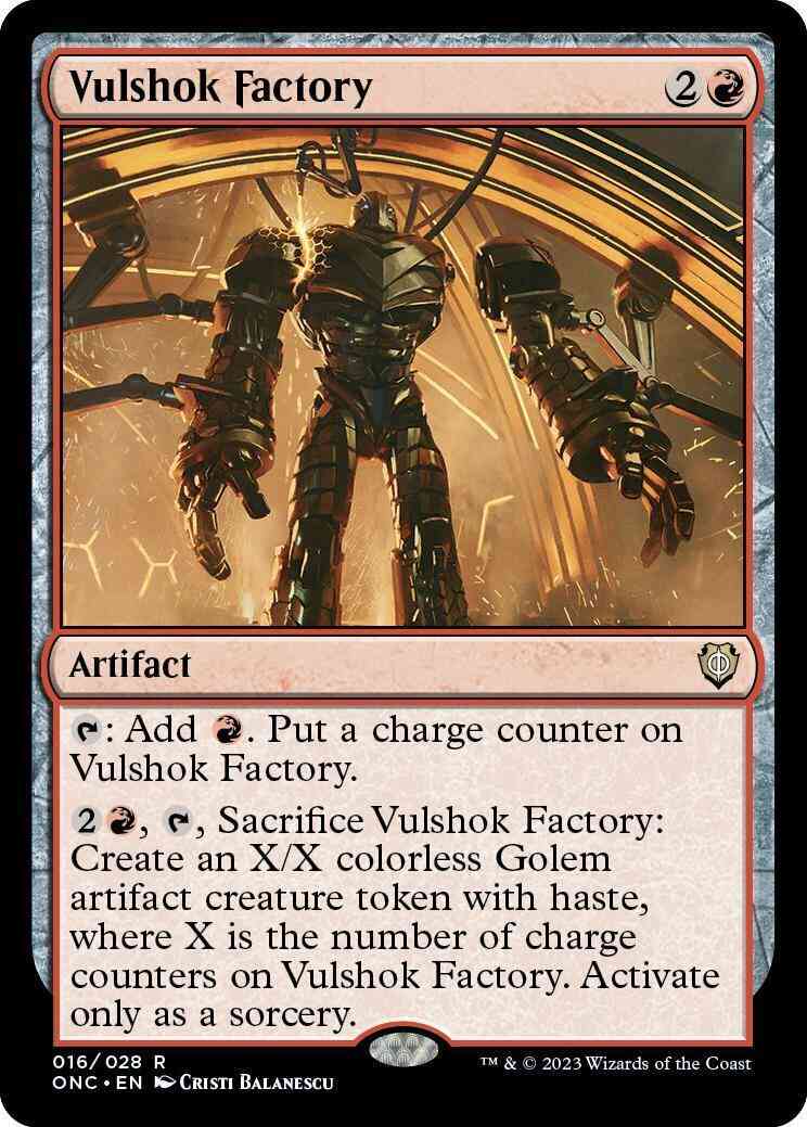 Vulshok Factory [16] [Phyrexia: All Will Be One: Commander] [Non-Foil]