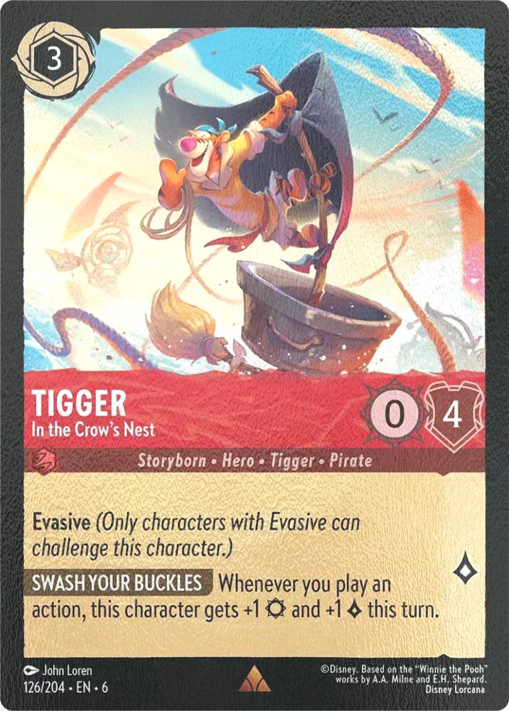 Tigger - In the Crow's Nest - 126/204 [Azurite Sea] [Cold Foil]