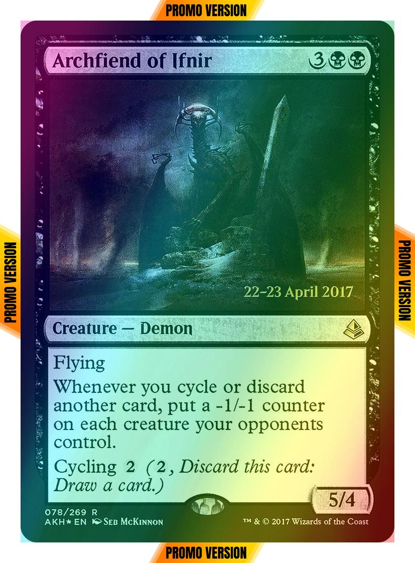 Archfiend of Ifnir [78s] [Amonkhet Promos] [Foil]