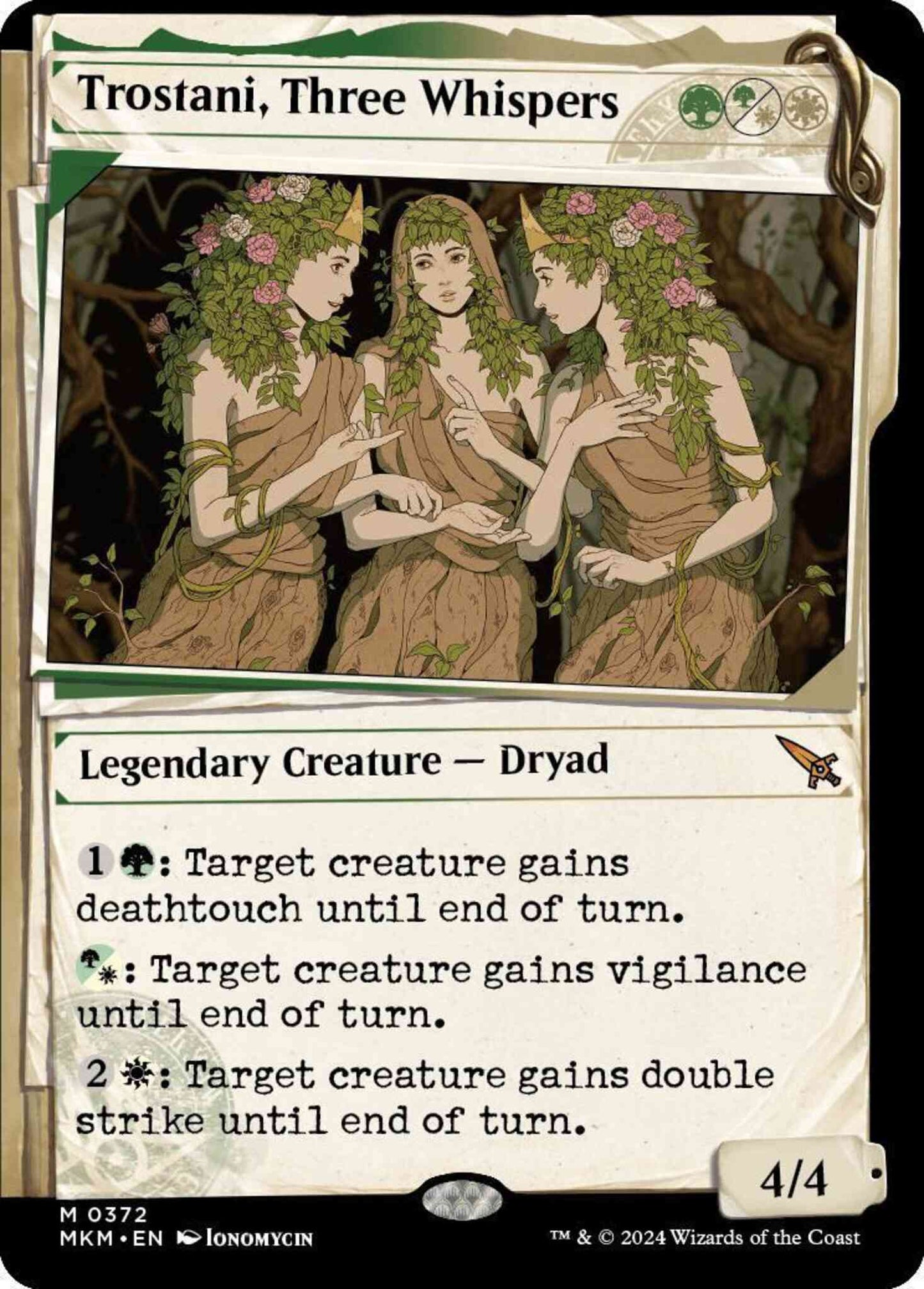 Trostani, Three Whispers [372] [Dossier Showcase] [Murders at Karlov Manor] [Non-Foil]