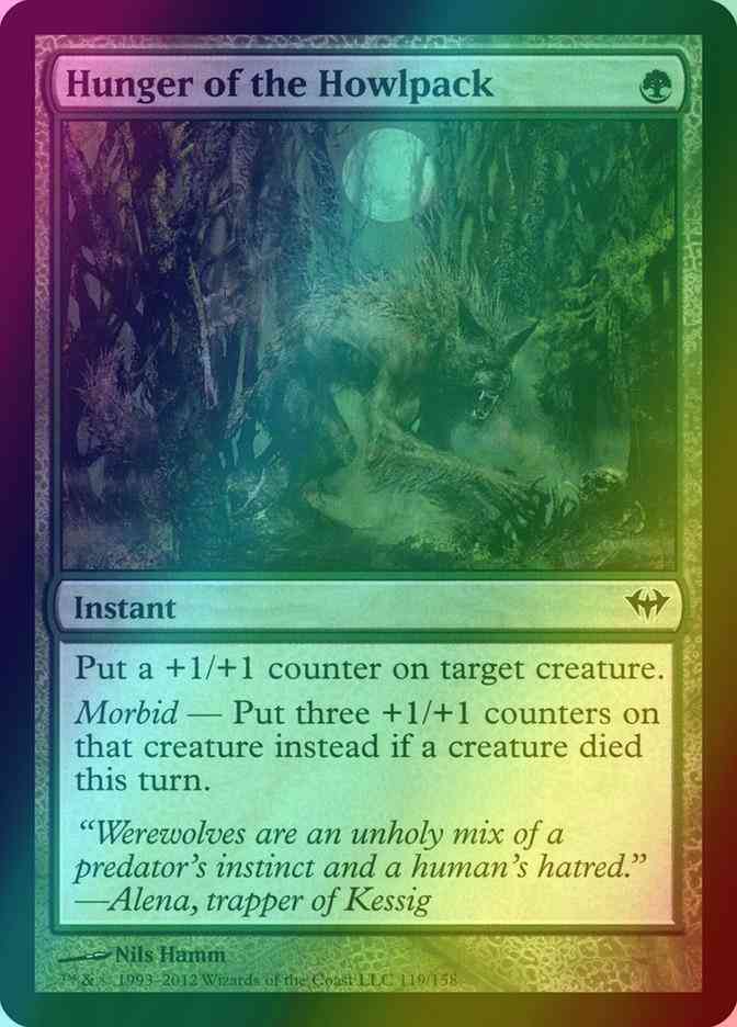 Hunger of the Howlpack [119] [Dark Ascension] [Foil]