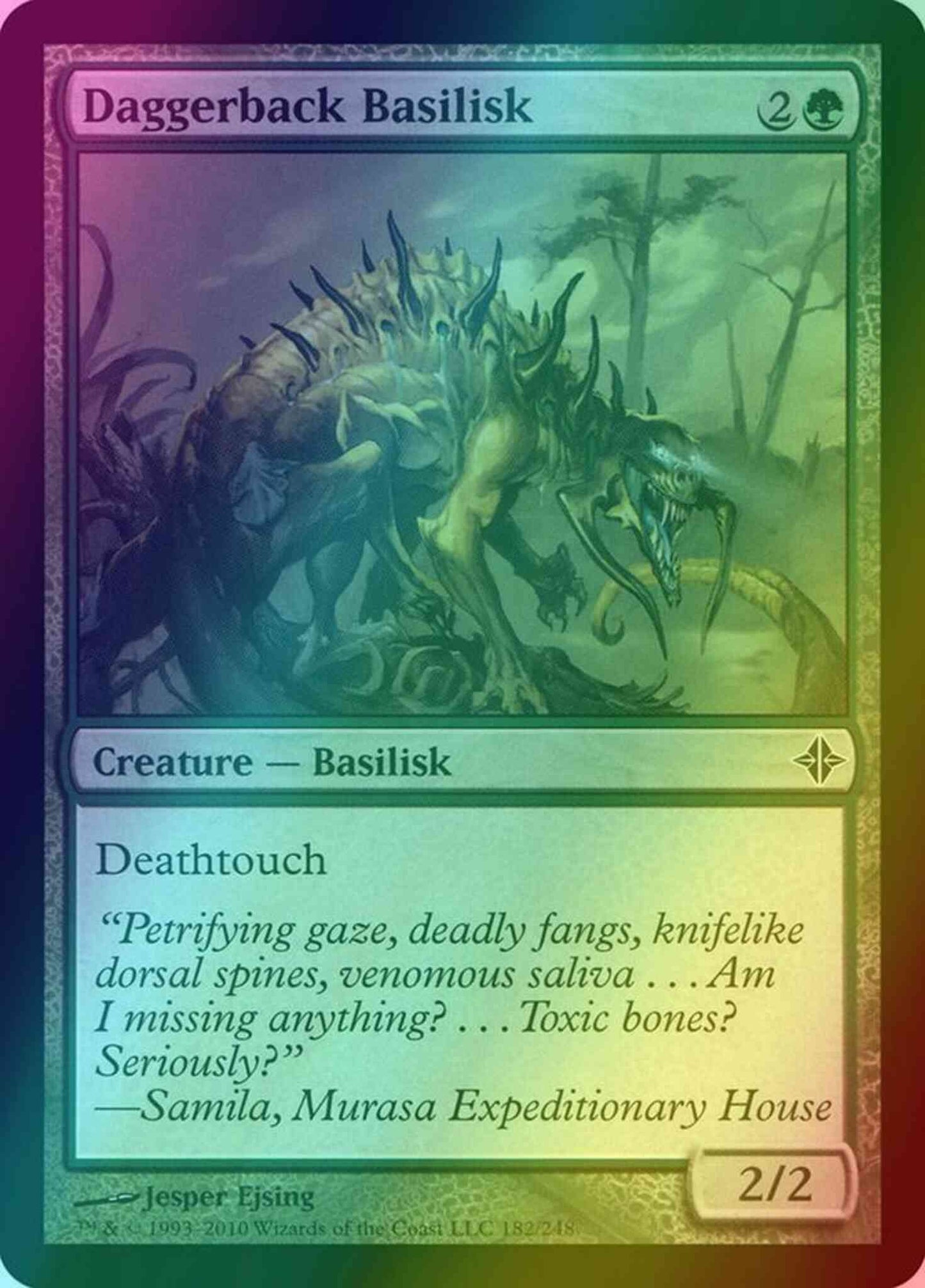 Daggerback Basilisk [182] [Rise Of The Eldrazi] [Foil]