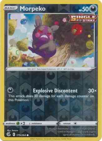 Morpeko - 179/264 - Common [SWSH8-179] [Reverse Holo]