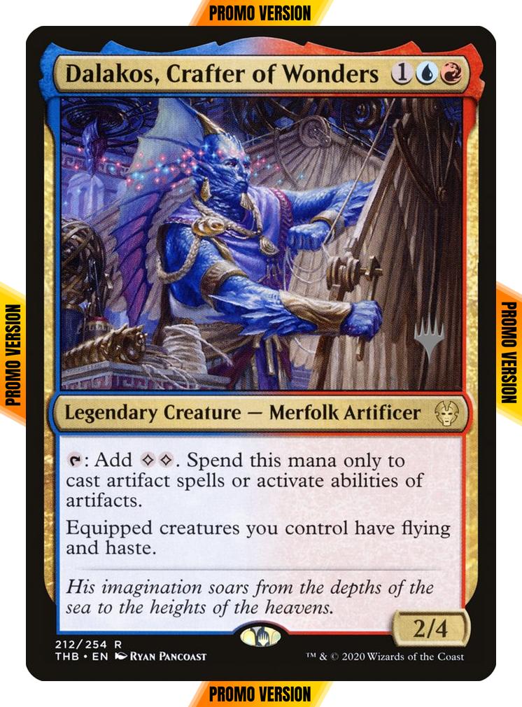 Dalakos, Crafter of Wonders [212p] [Promo Pack] [Theros Beyond Death Promos] [Non-Foil]