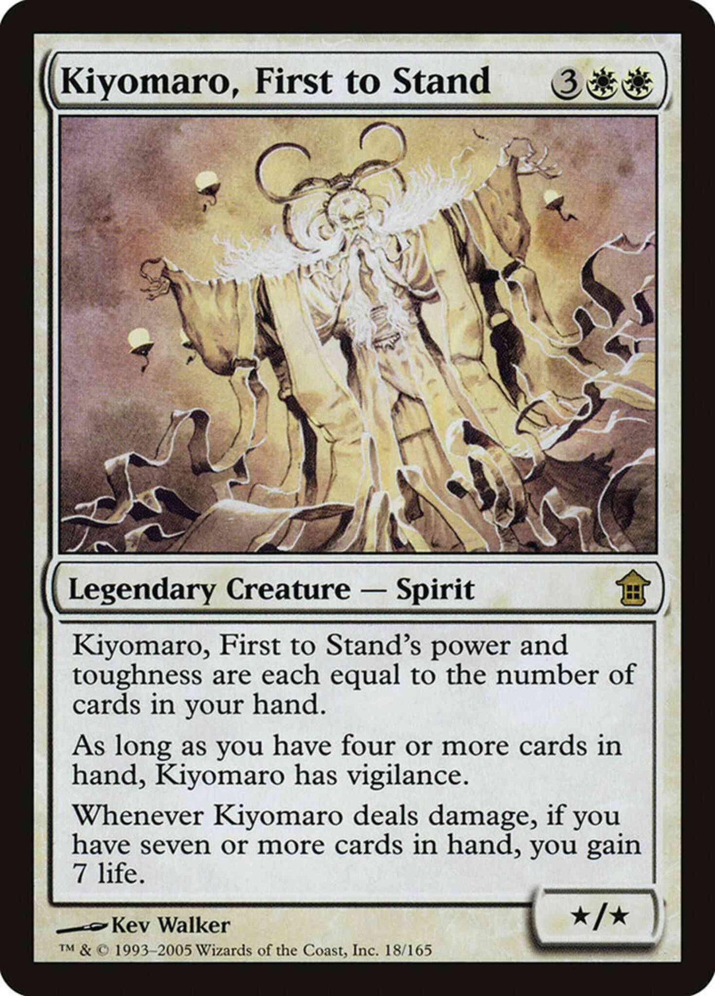 Kiyomaro, First to Stand [18] [Saviors of Kamigawa] [Non-Foil]