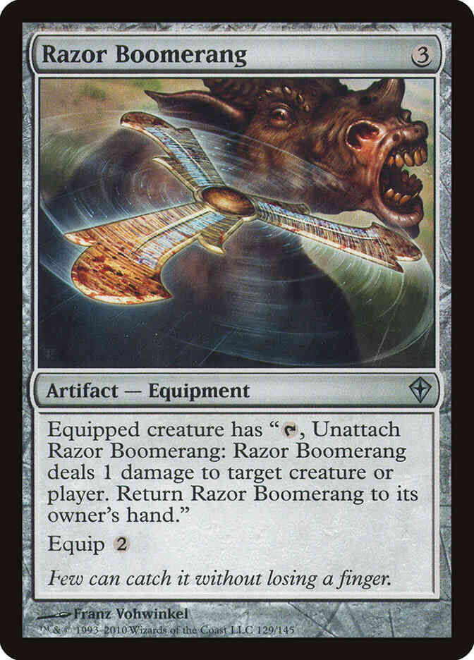 Razor Boomerang [129] [Worldwake] [Non-Foil]