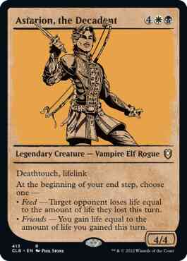 Astarion, the Decadent [413] [Rulebook Showcase] [Commander Legends: Battle for Baldur's Gate] [Non-Foil]
