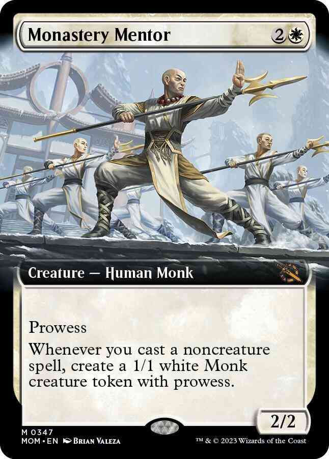 Monastery Mentor [347] [Extended Art] [March of the Machine] [Non-Foil]