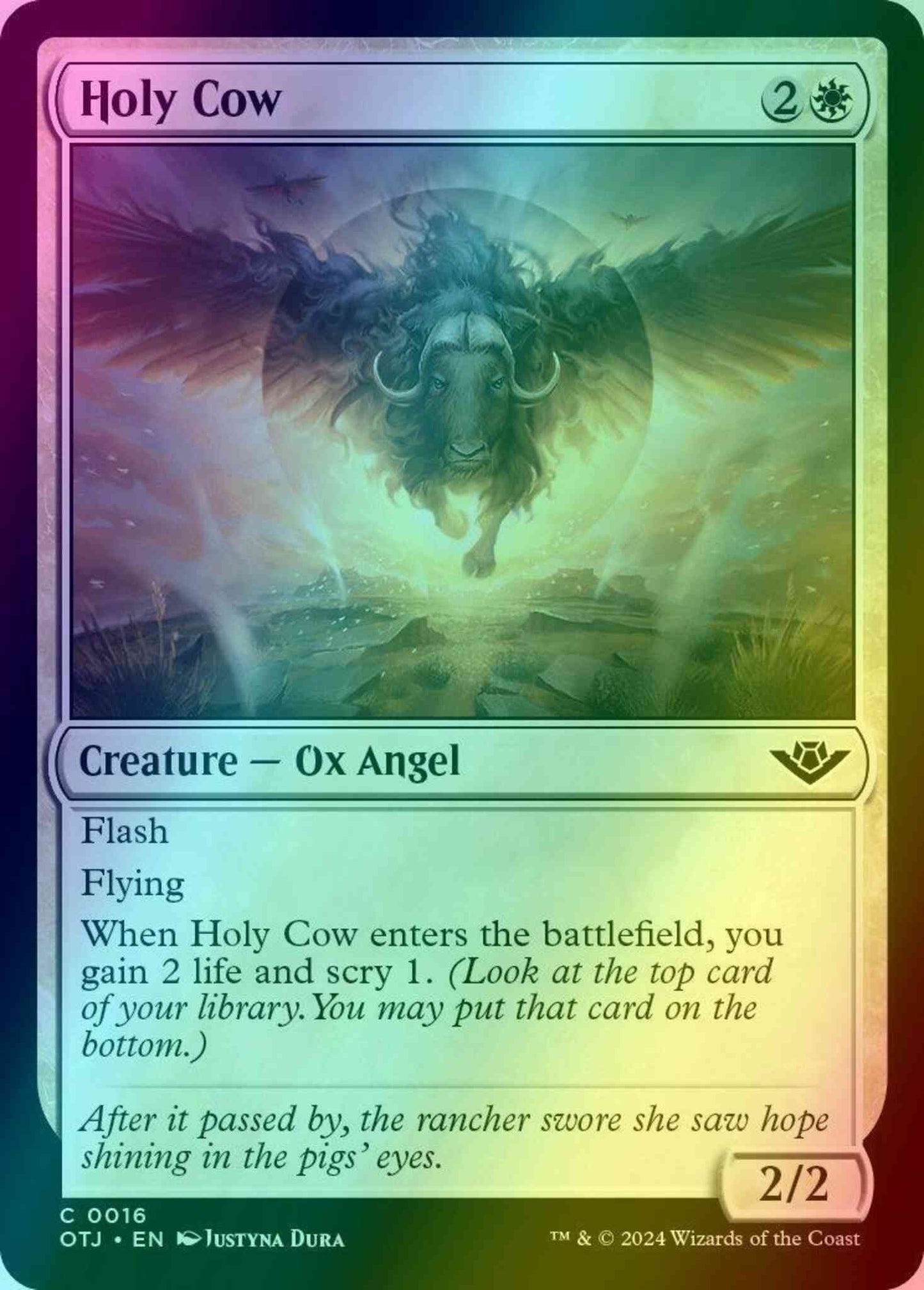 Holy Cow [16] [Outlaws of Thunder Junction] [Foil]