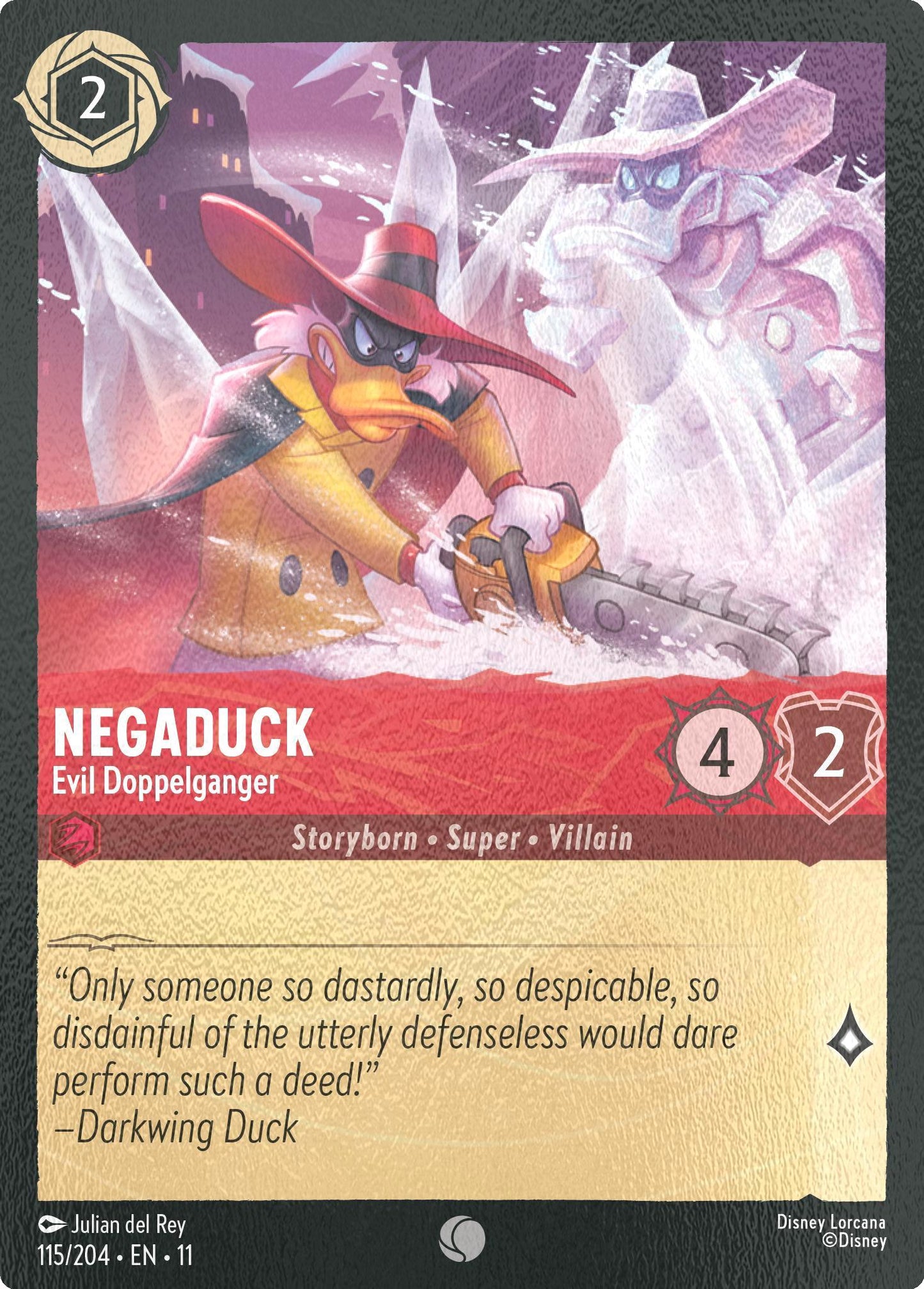 Negaduck - Evil Doppelganger - 115/204 [Winterspell] [Cold Foil]