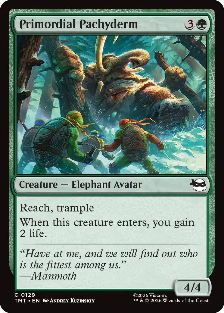 Primordial Pachyderm [129] [Teenage Mutant Ninja Turtles] [Non-Foil]