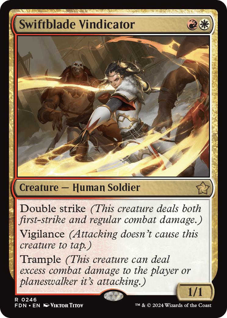 Swiftblade Vindicator [246] [Foundations] [Non-Foil]