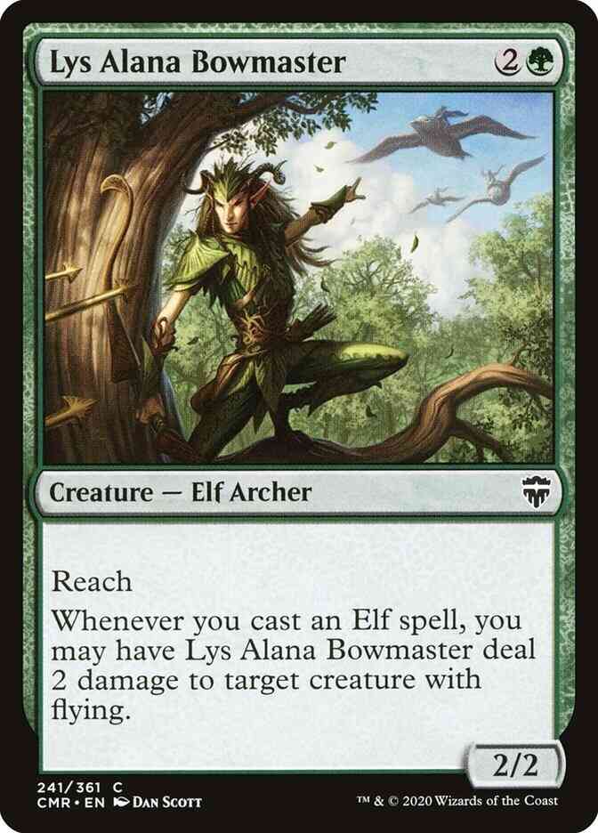 Lys Alana Bowmaster [241] [Commander Legends] [Non-Foil]